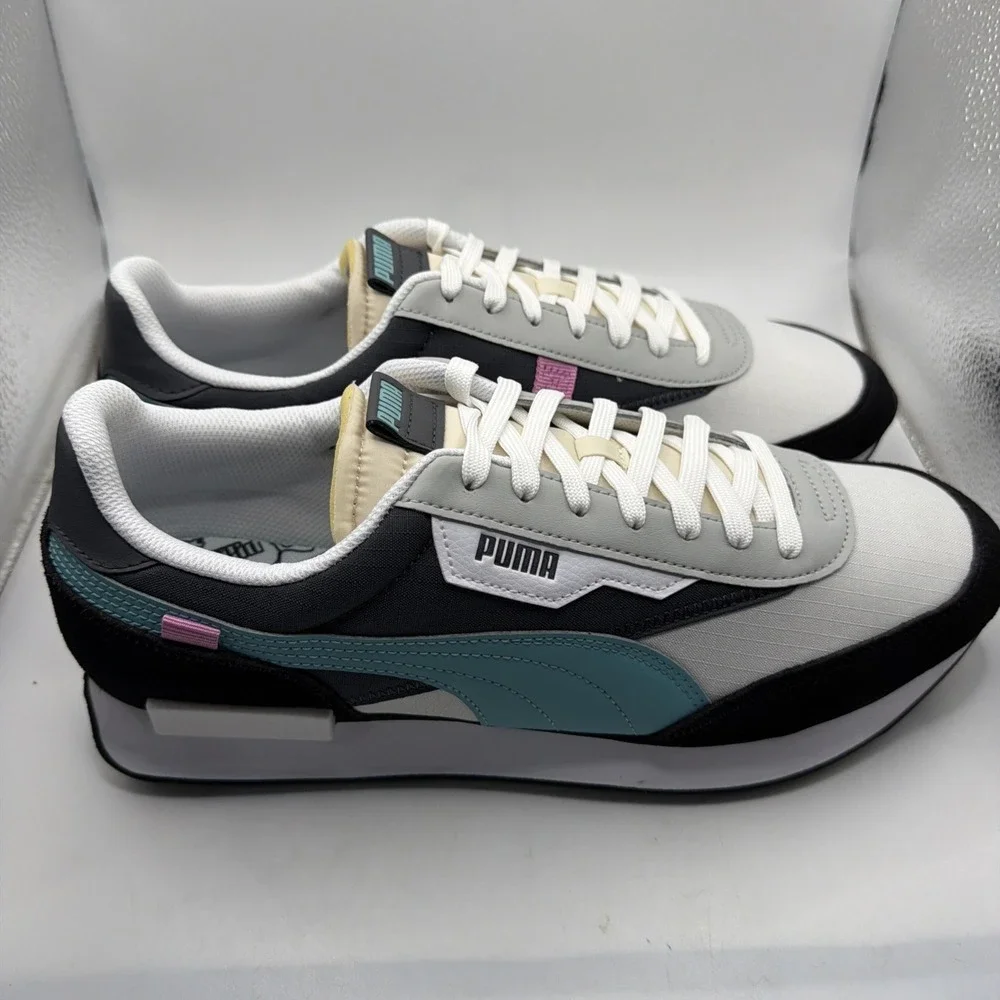 Puma Future Rider Play On 'Porcelain-Ebony-Puma black' 371149-76 Size 13 New